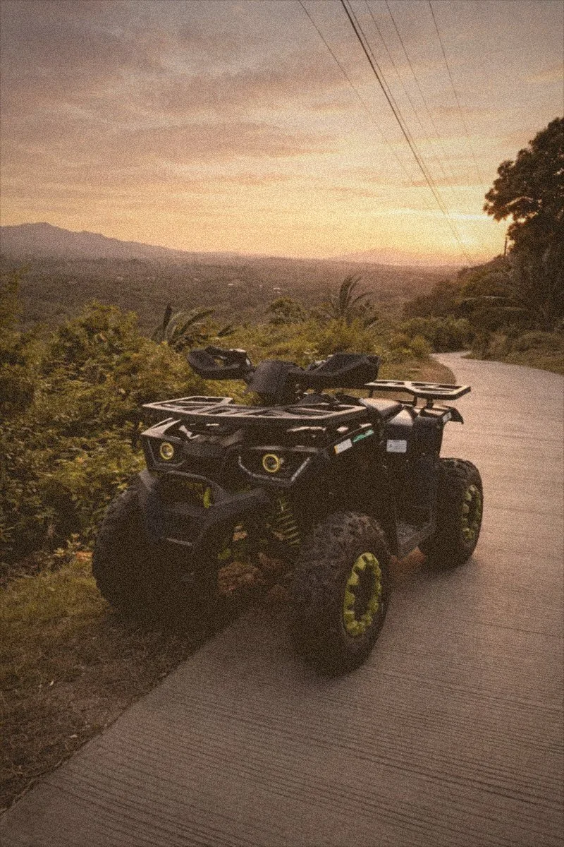 ATV, morning ride
